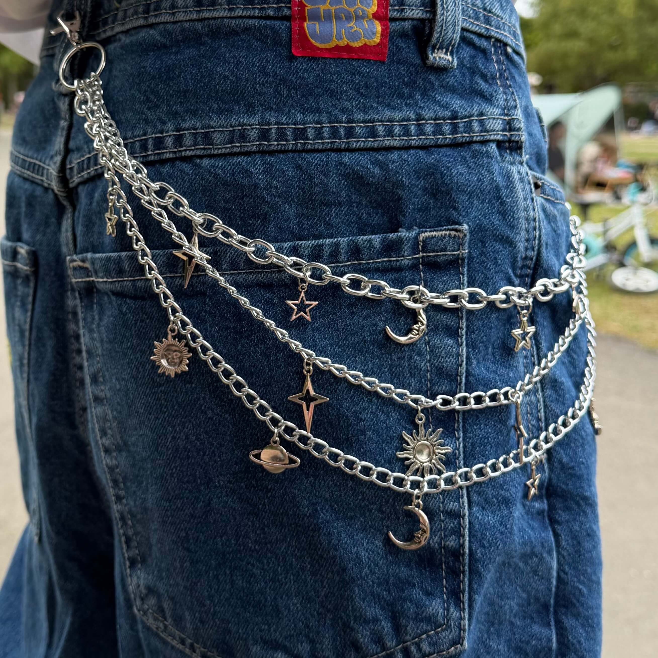 Cosmic Side Chain - Silver