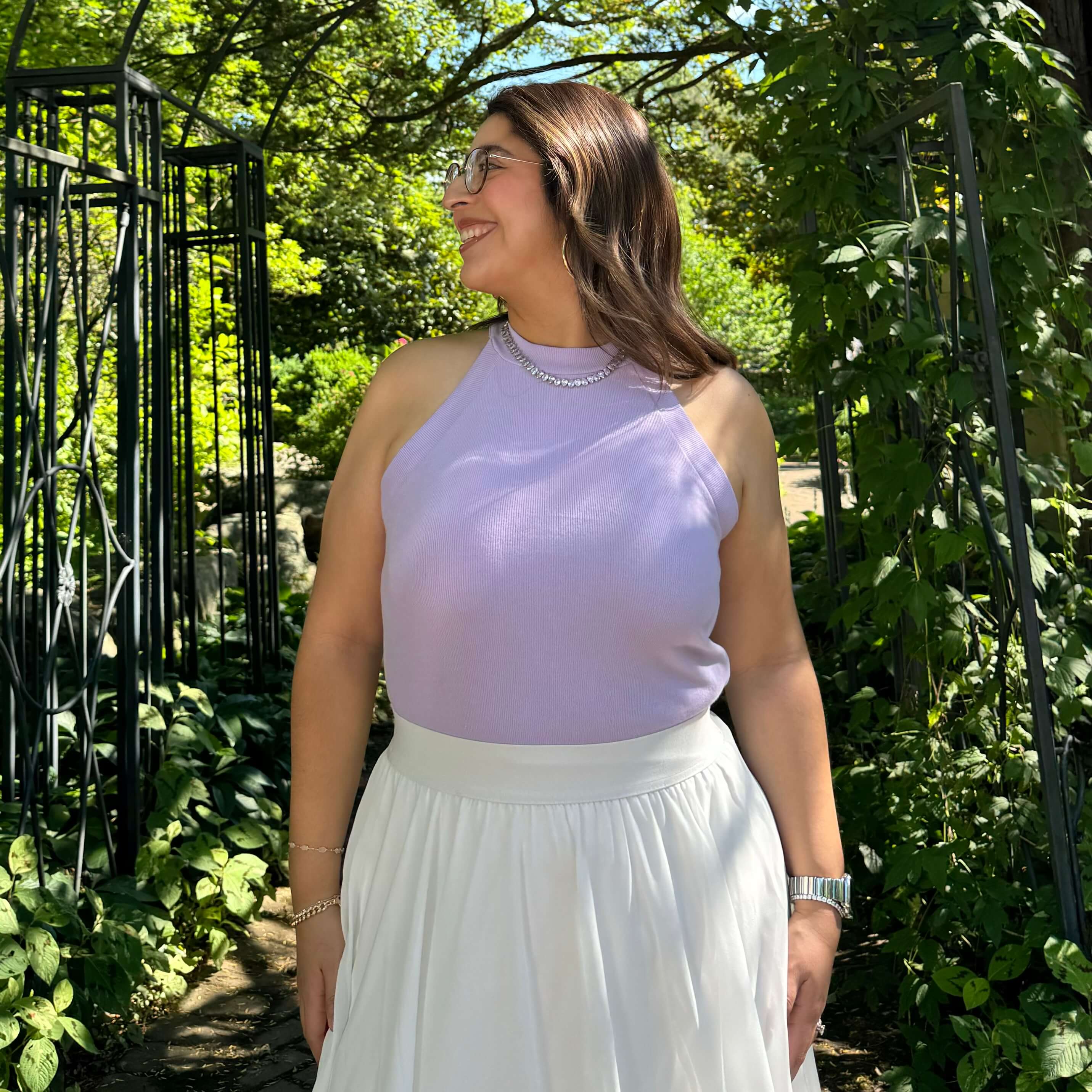 Halter Tank Top - Lavender