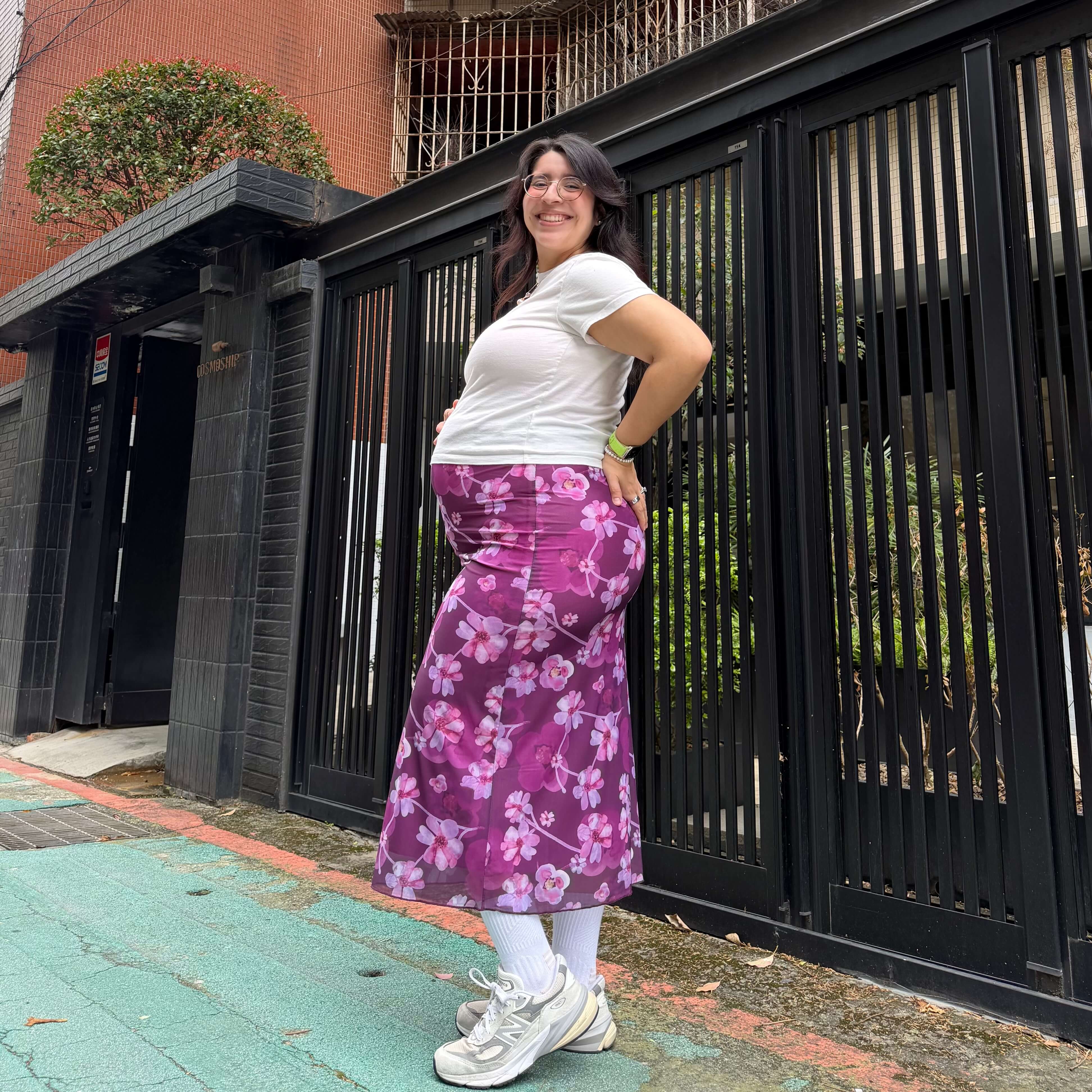 Flora Skirt - Orchid