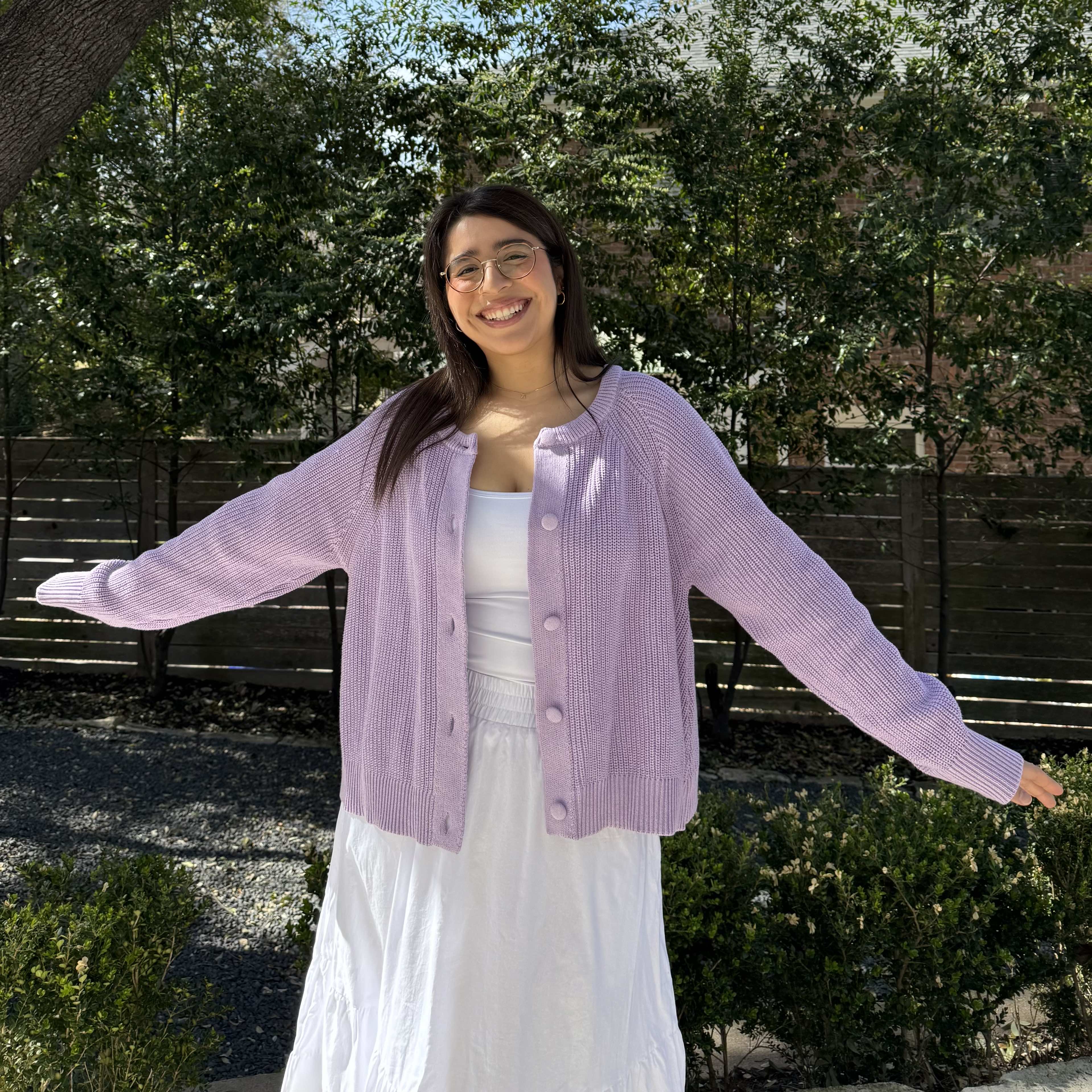 Pastel Cardigan - Lavender