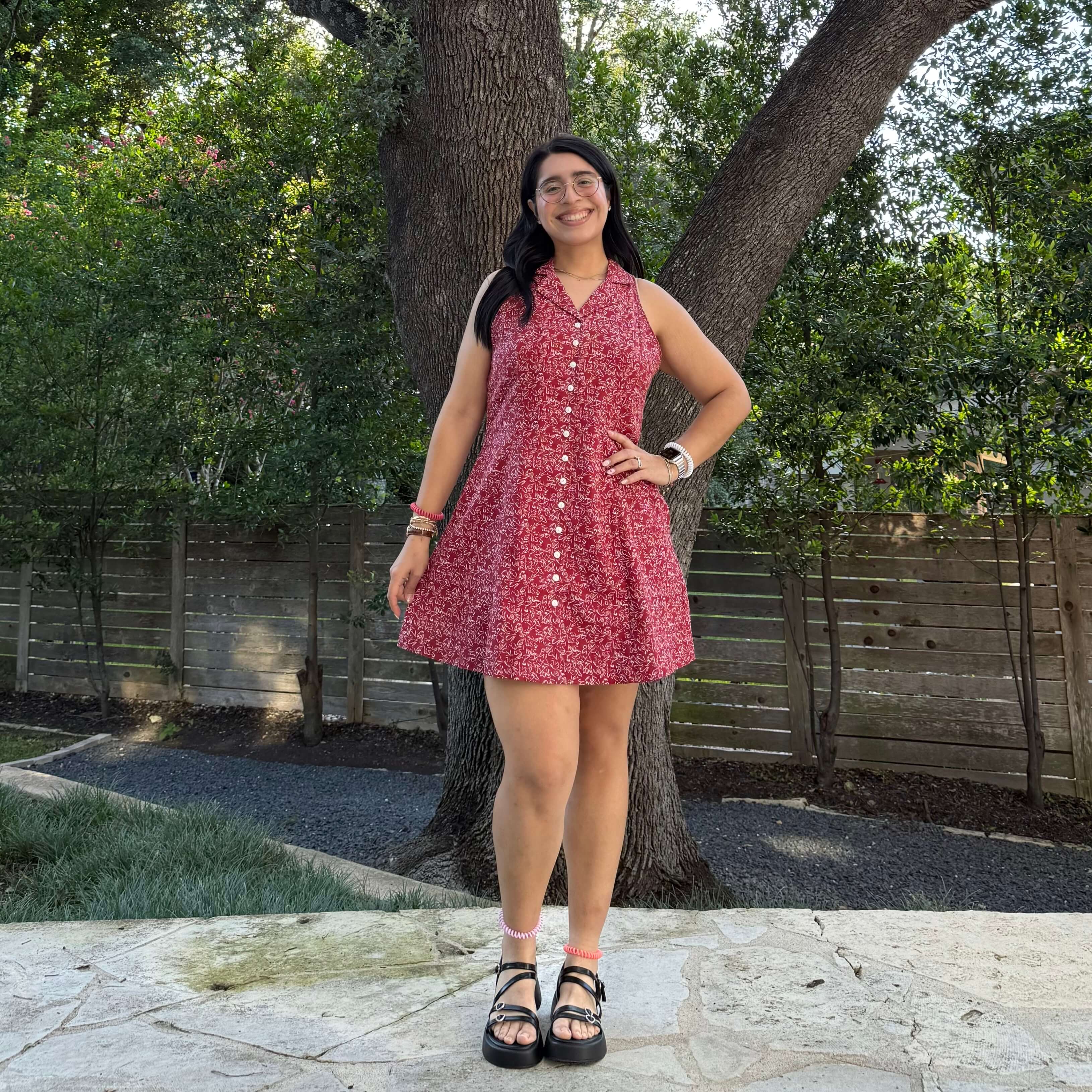 The Rosalie Dress - Firecracker