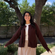 The Classic Cardigan - Chocolate