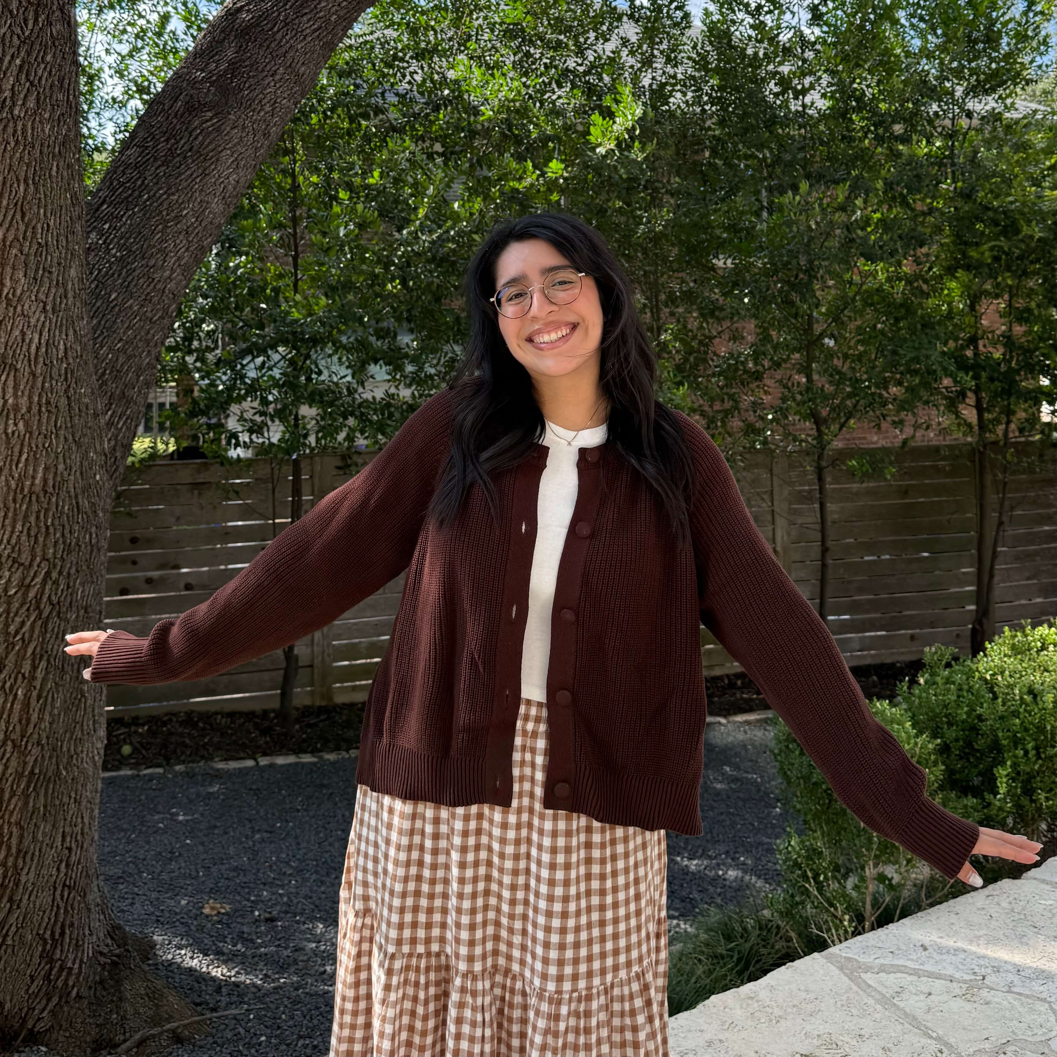 The Classic Cardigan - Chocolate