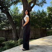 Linen Overalls - Black