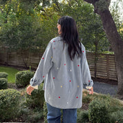 Denim Long-Sleeve Button-Up - Shining Star