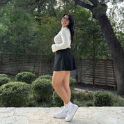 Christina Mini Skirt - Solid Black