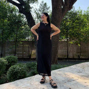 The Flora Dress - Black