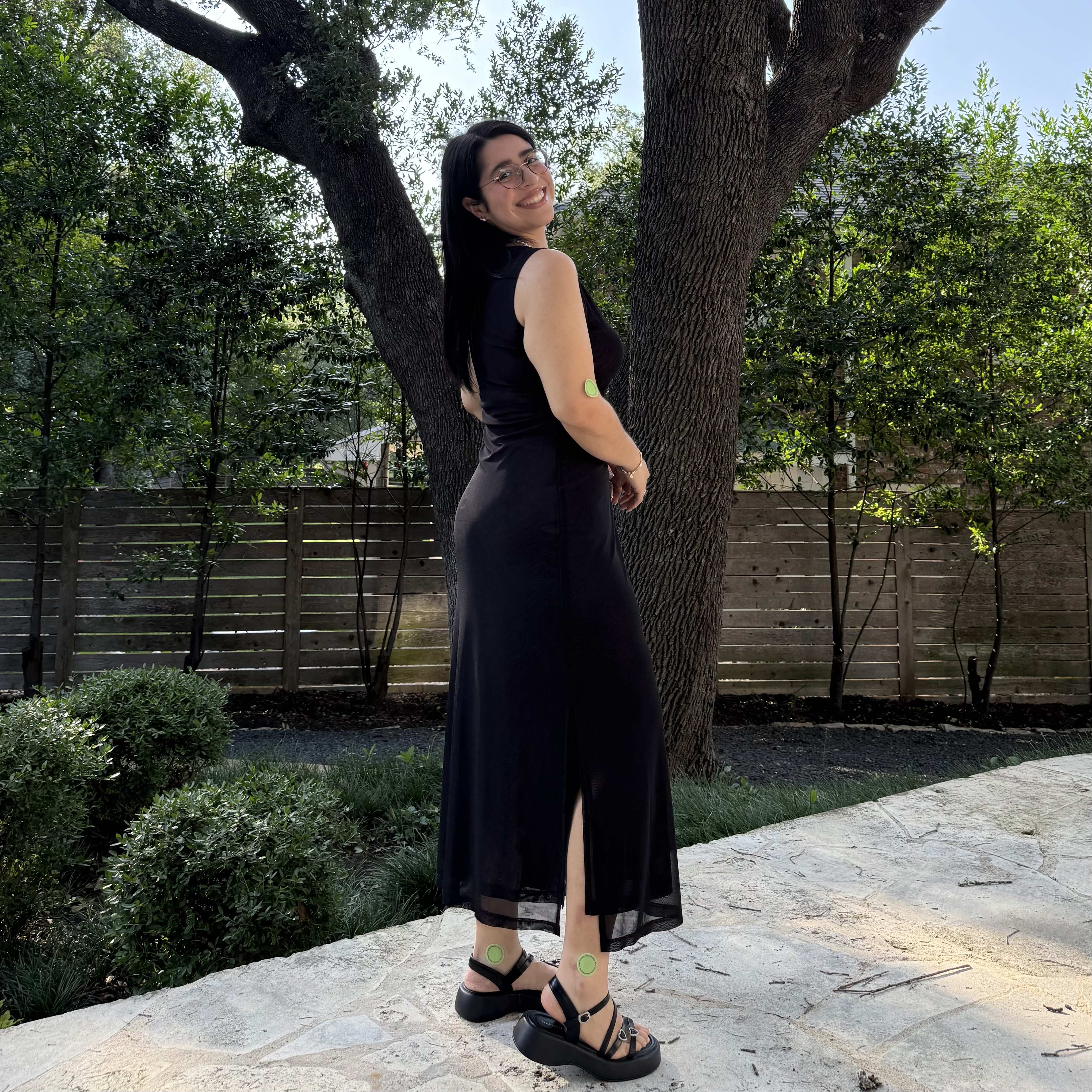 The Flora Dress - Black